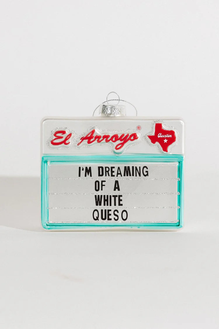 El Arroyo Ornament | White Queso