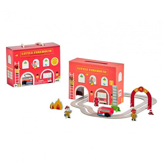 Wind Up + Go Playset | Firehouse