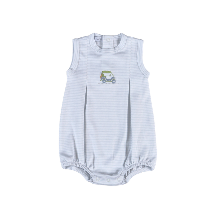 Golf Embroidered Boy Bubble