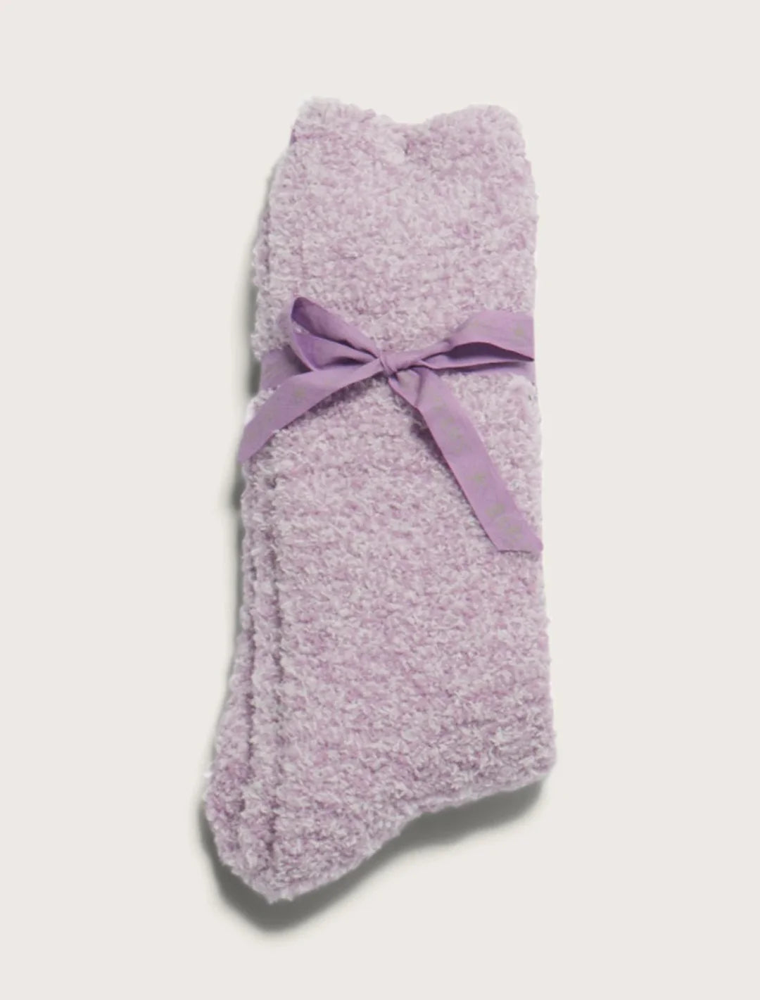 CozyChic® Youth Socks | Lilac/White