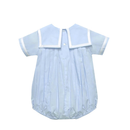 Blue Ashton Boy Bubble | Sailor Sky