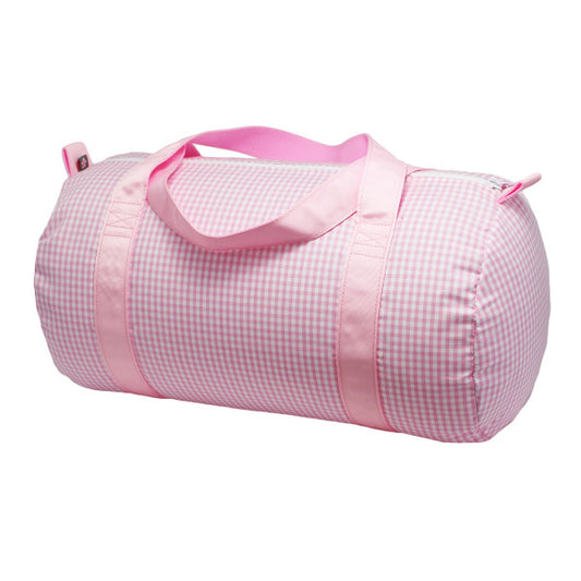 Gingham Medium Duffle, Pink