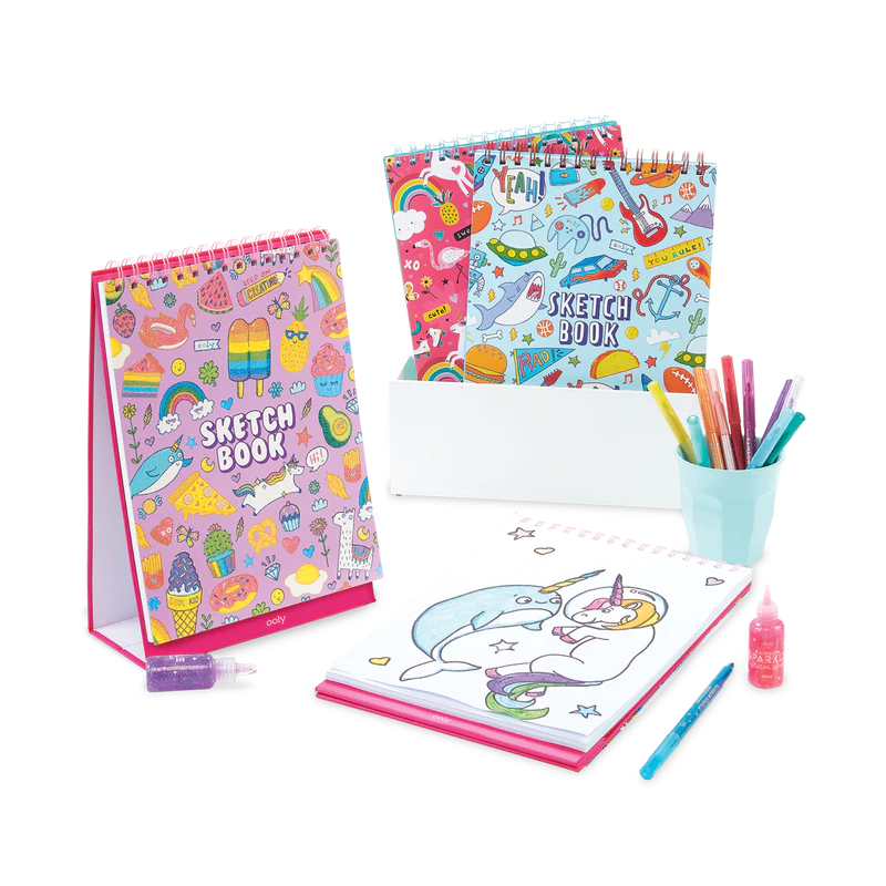 Sketch & Show Standing Sketchbook: Cute Doodle World