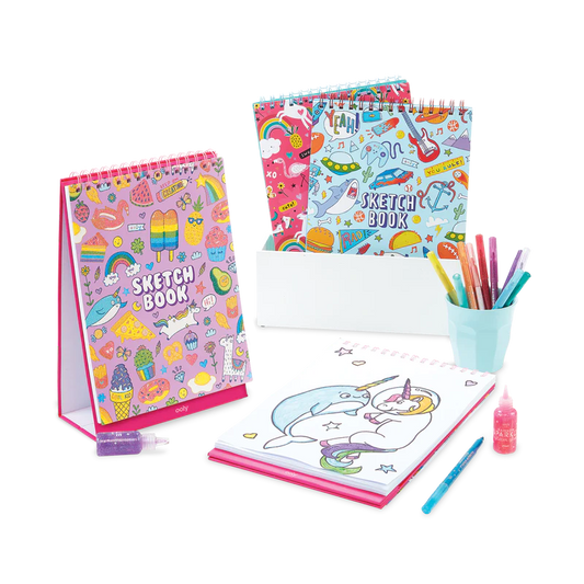 Sketch & Show Standing Sketchbook: Cute Doodle World