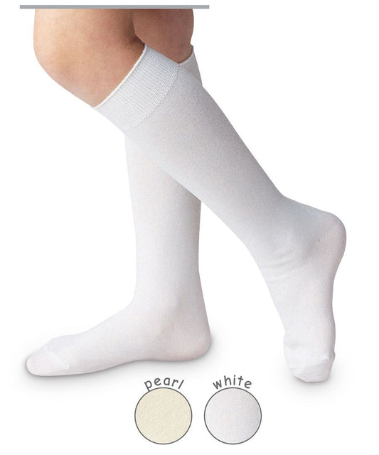 Jefferies Socks Classic White Nylon Knee High Socks 1 Pair