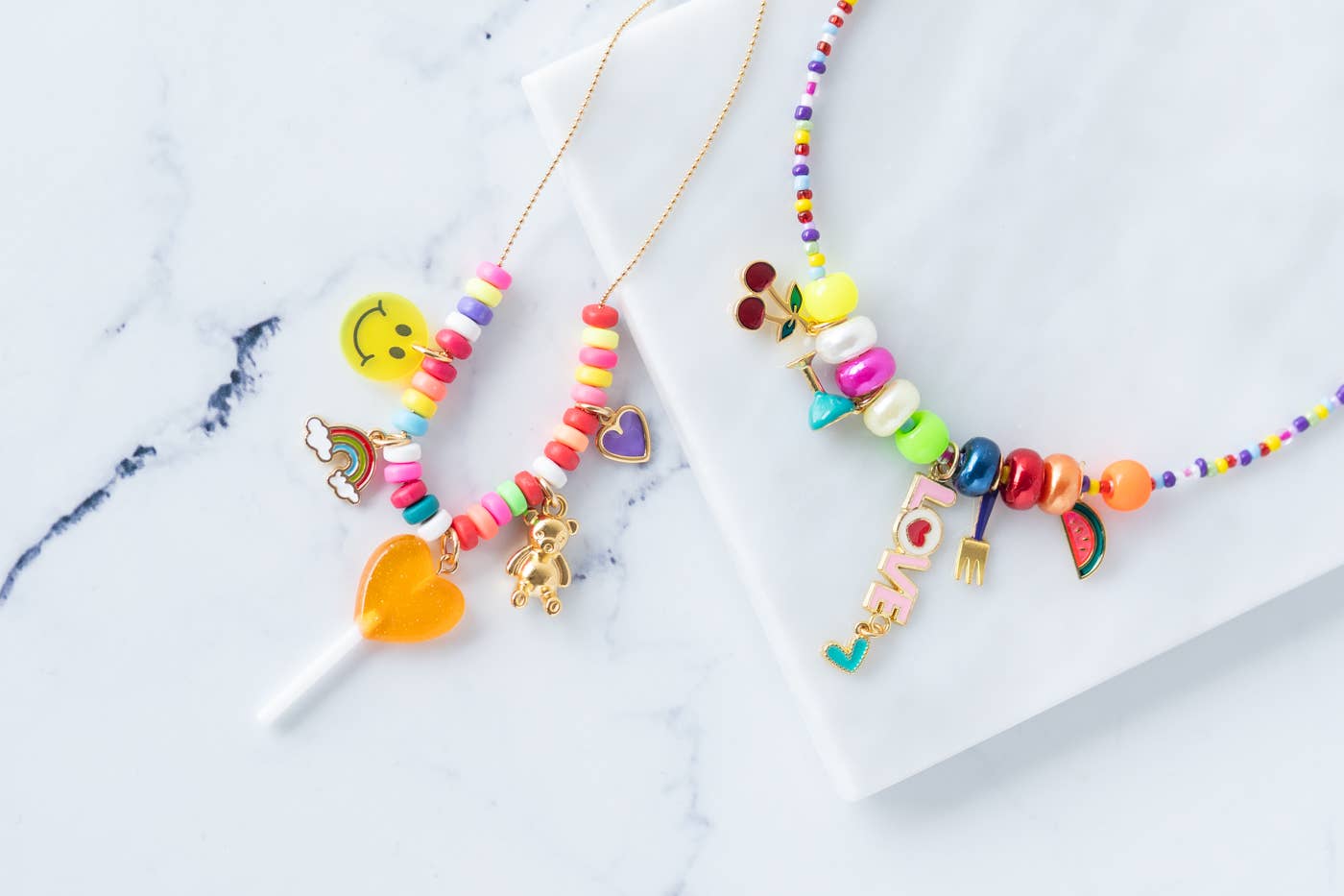 Colorful Candy Charm Necklace
