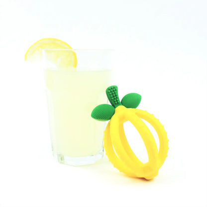 Bitzy Biter Citrus Teething Ball | Lemon