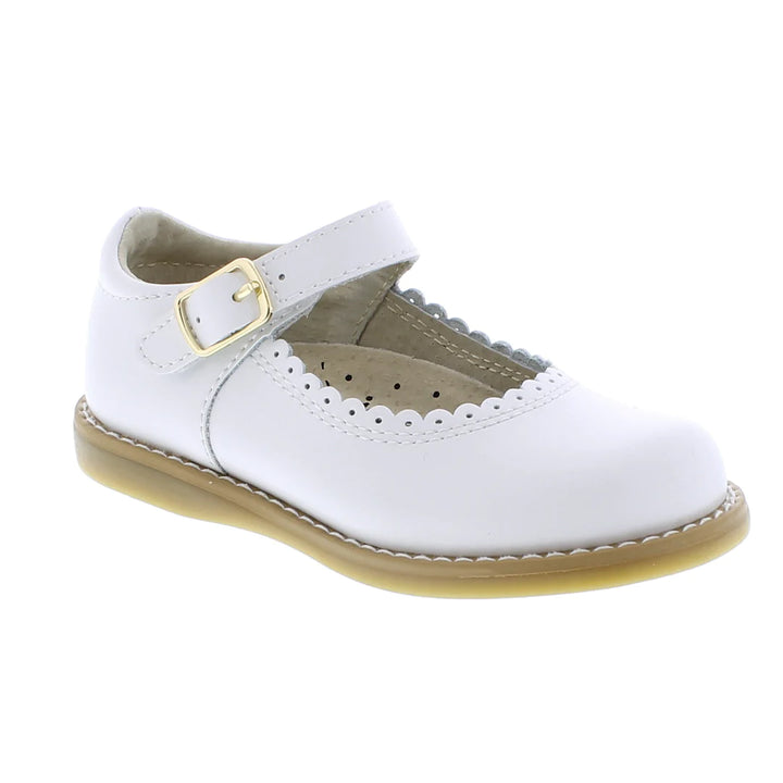 Footmates Allie Mary Jane | White