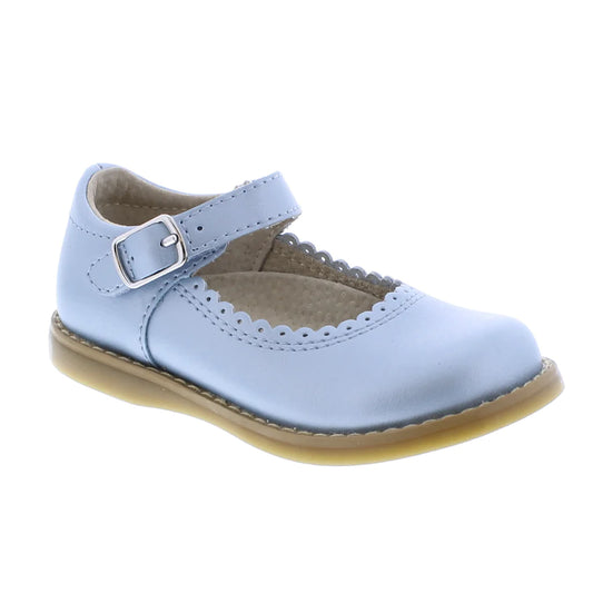 Footmates Allie Mary Jane | Blue Pearl