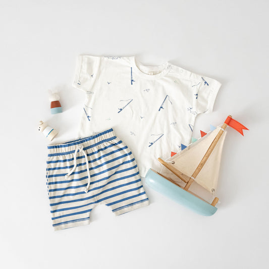 Shorts | Blue Stripe