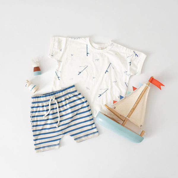 Shorts | Blue Stripe