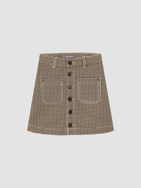 Jenny Mini Skirt - Dogstooth