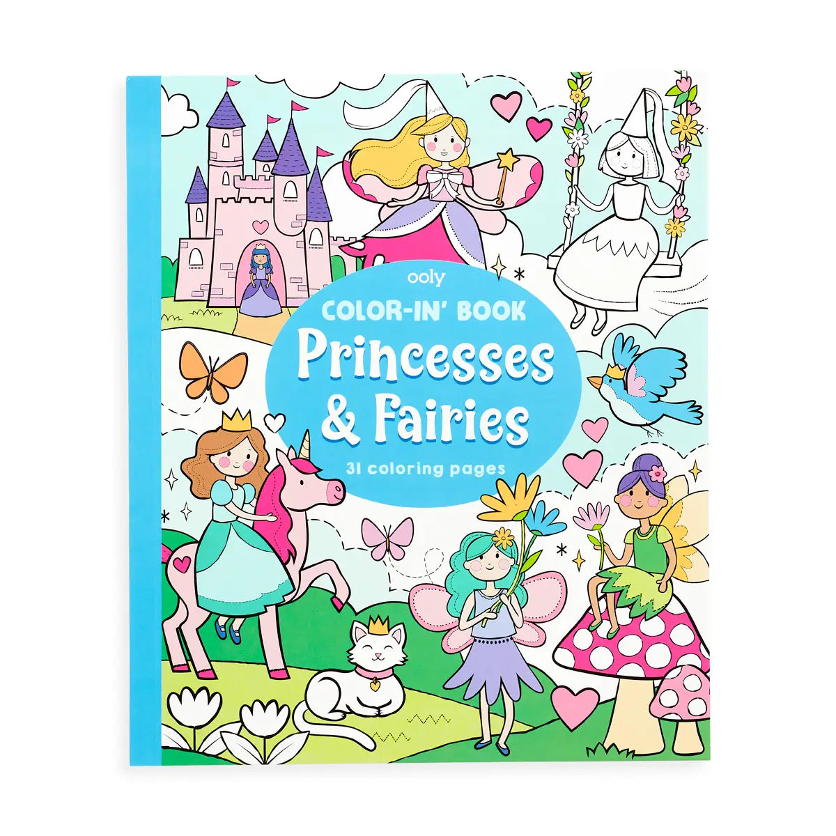 Color-in' Book: Princesses and Fairies