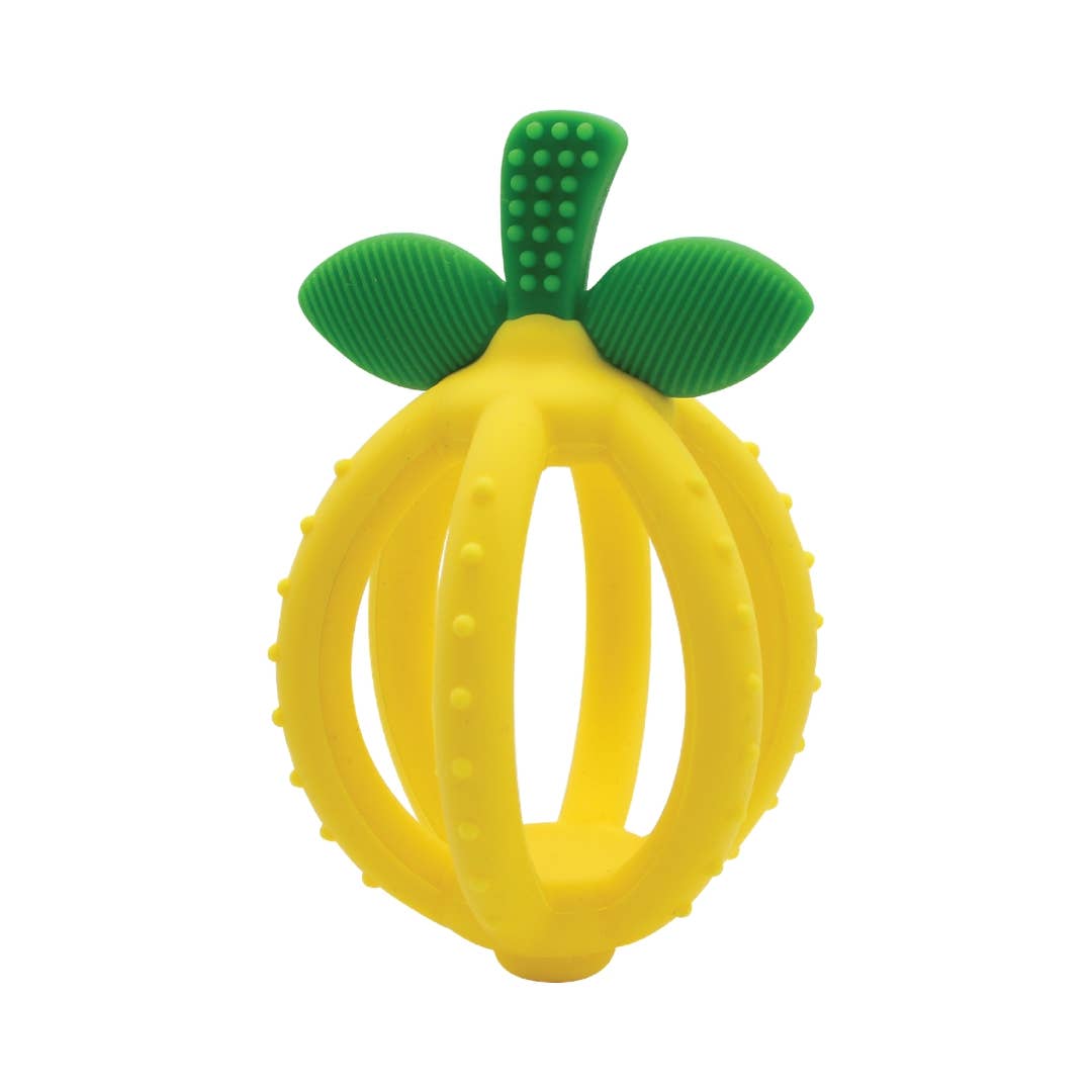 Bitzy Biter Citrus Teething Ball | Lemon