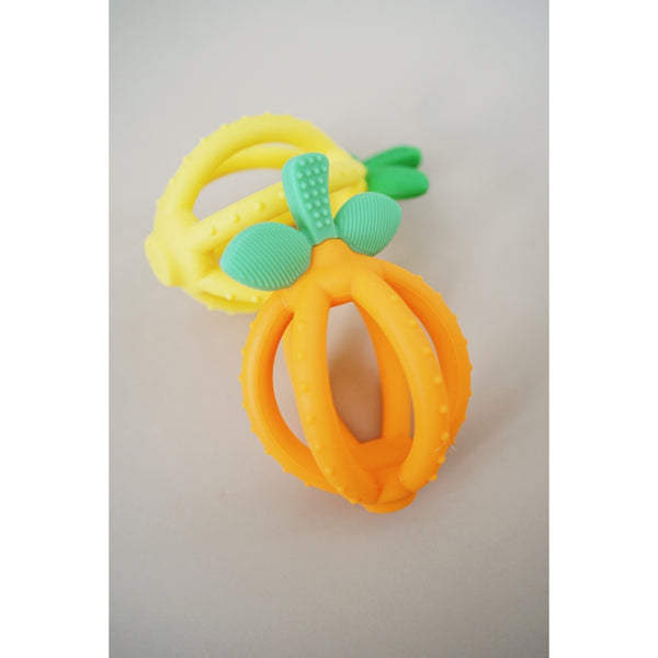 Bitzy Biter Citrus Teething Ball | Lemon