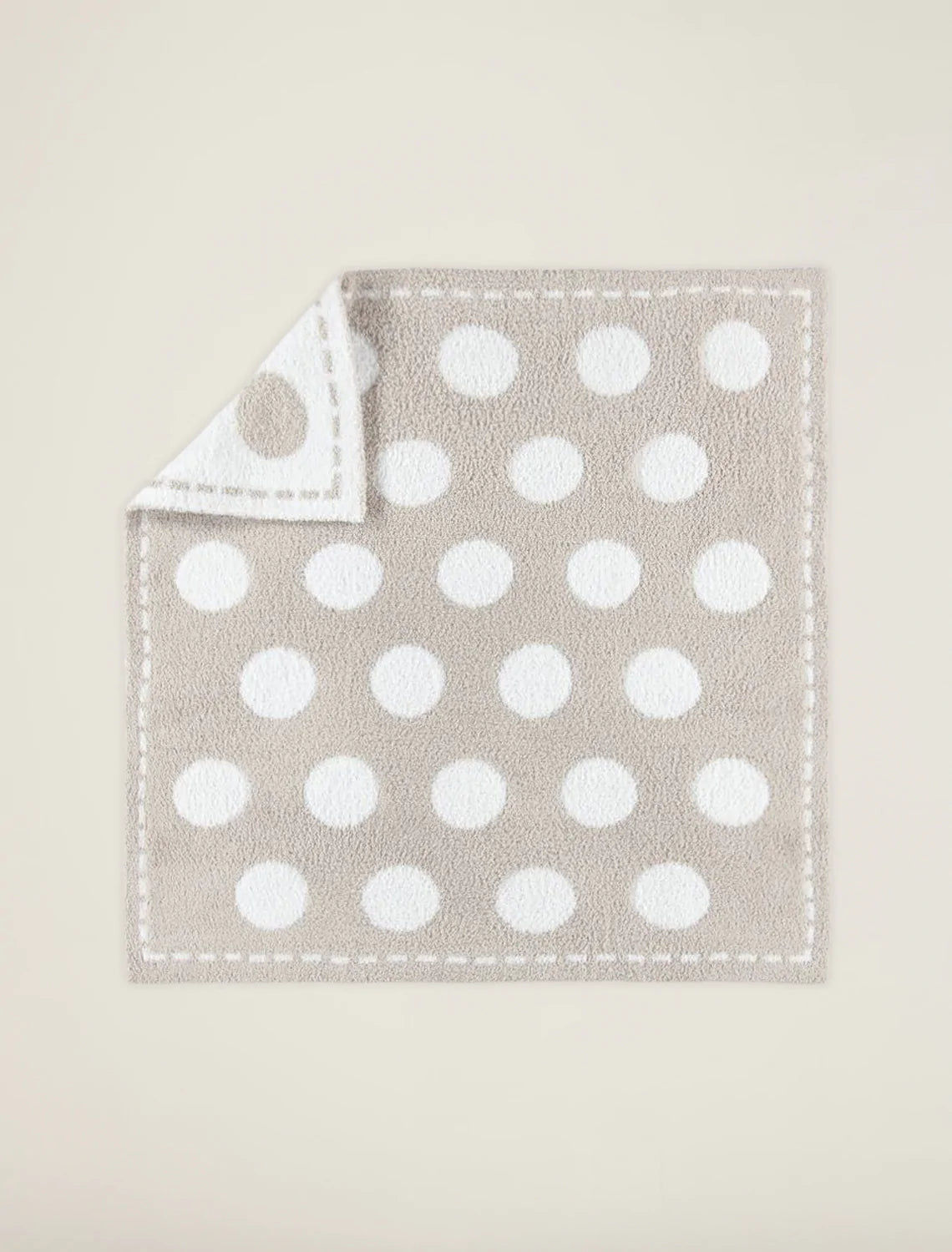 CozyChic Dream Receiving Blanket, Stone/White