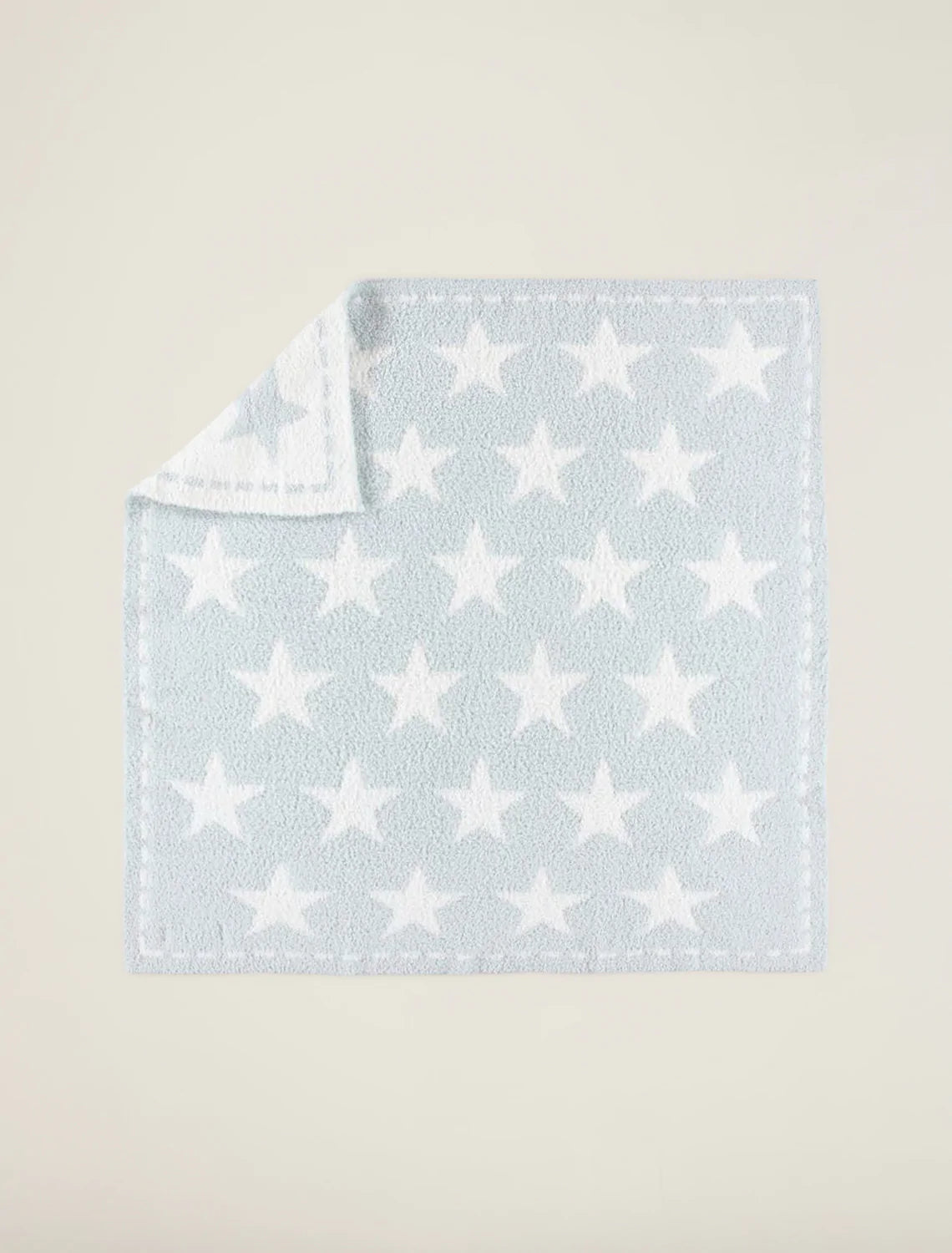 CozyChic Dream Receiving Blanket | Aqua Ice/White