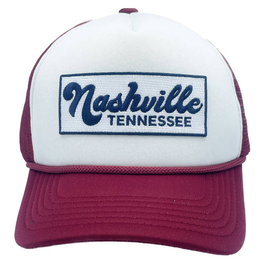 Retro Kids Nashville Hat, Maroon