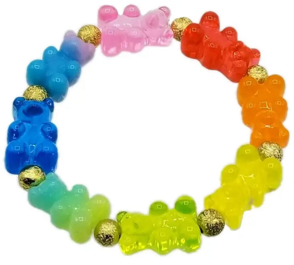 Rainbow Gummy Bear Bracelet