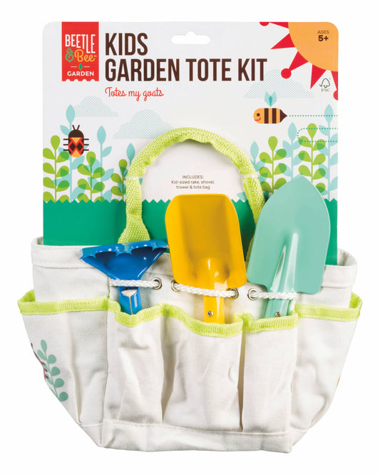 Beetle & Bee Kids Garden Tote Kit