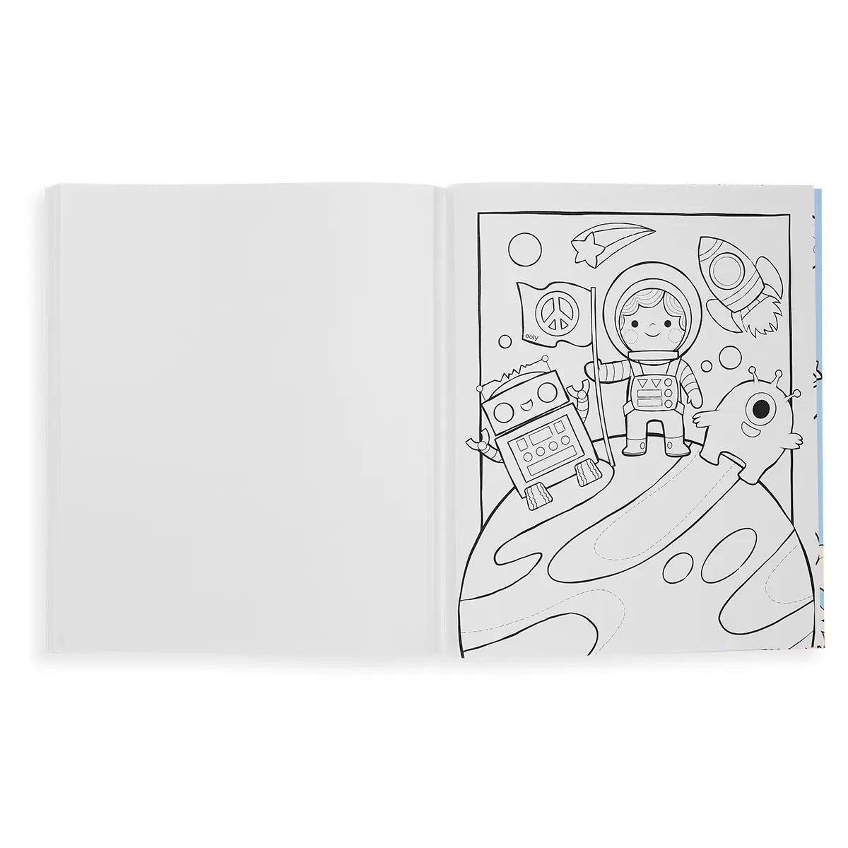 Color-in' Book: Space Explorers