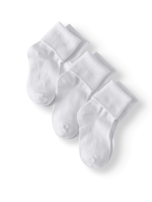 Jefferies Socks Smooth Toe Turn Cuff Socks (3pack)