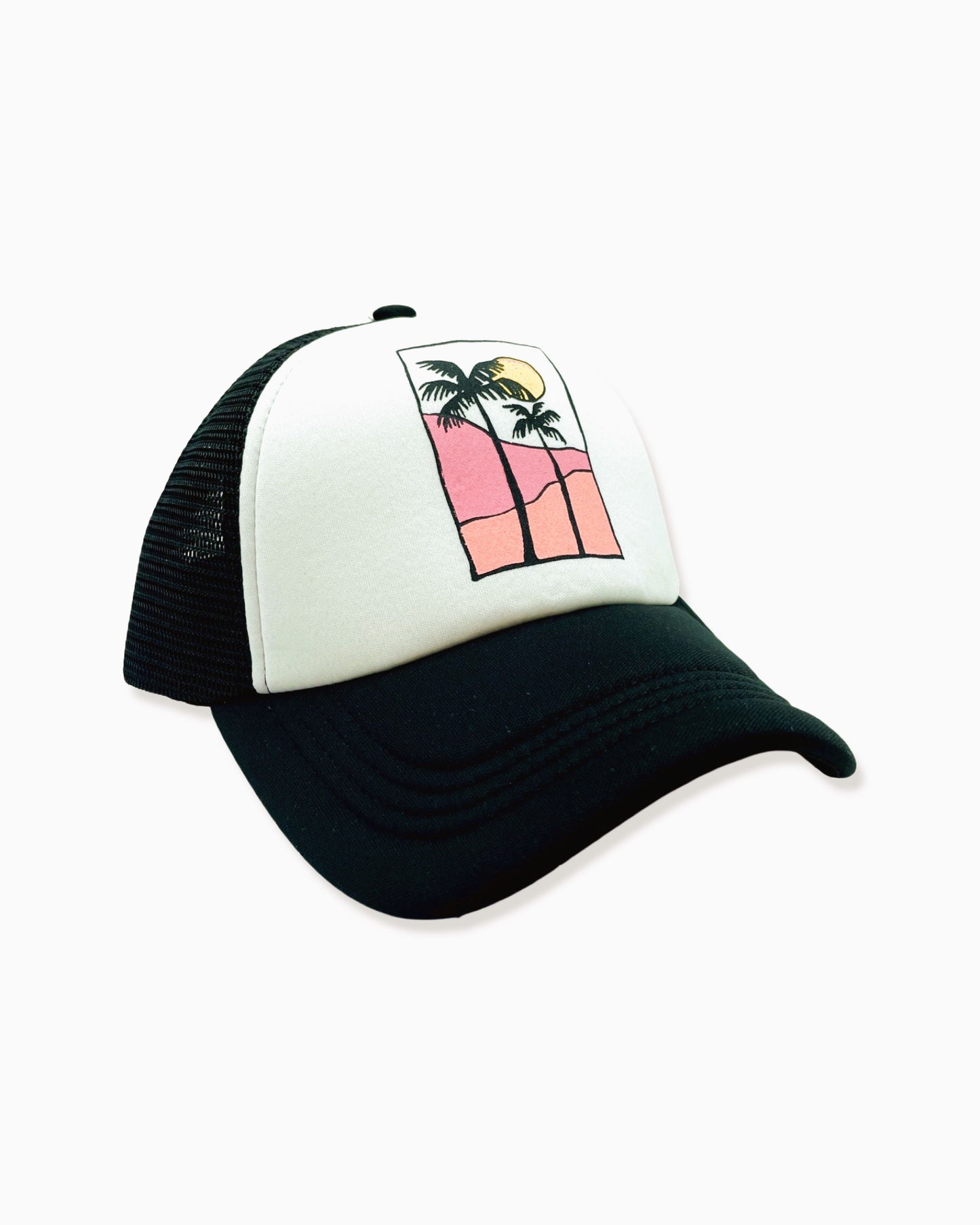 Palm Sunset Trucker Hat