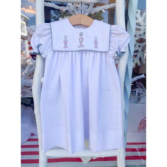 Toy Soldier Embroidered Dress