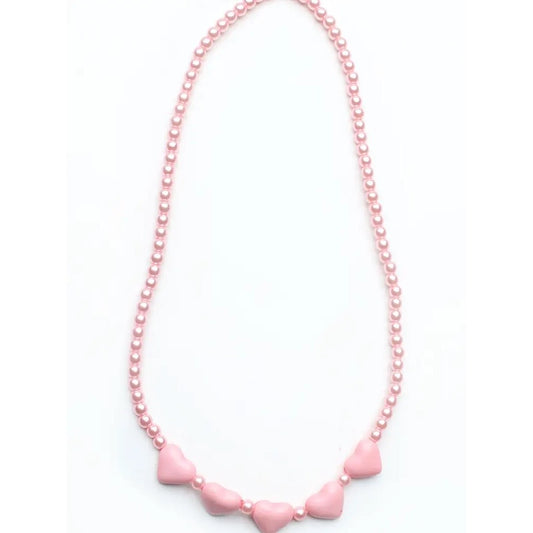 Heart Necklace | Pink