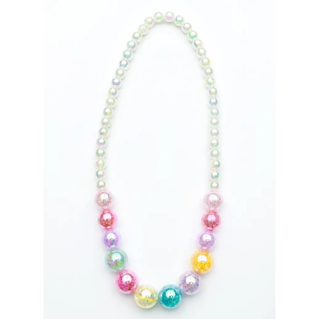 Watercolor Necklace | White