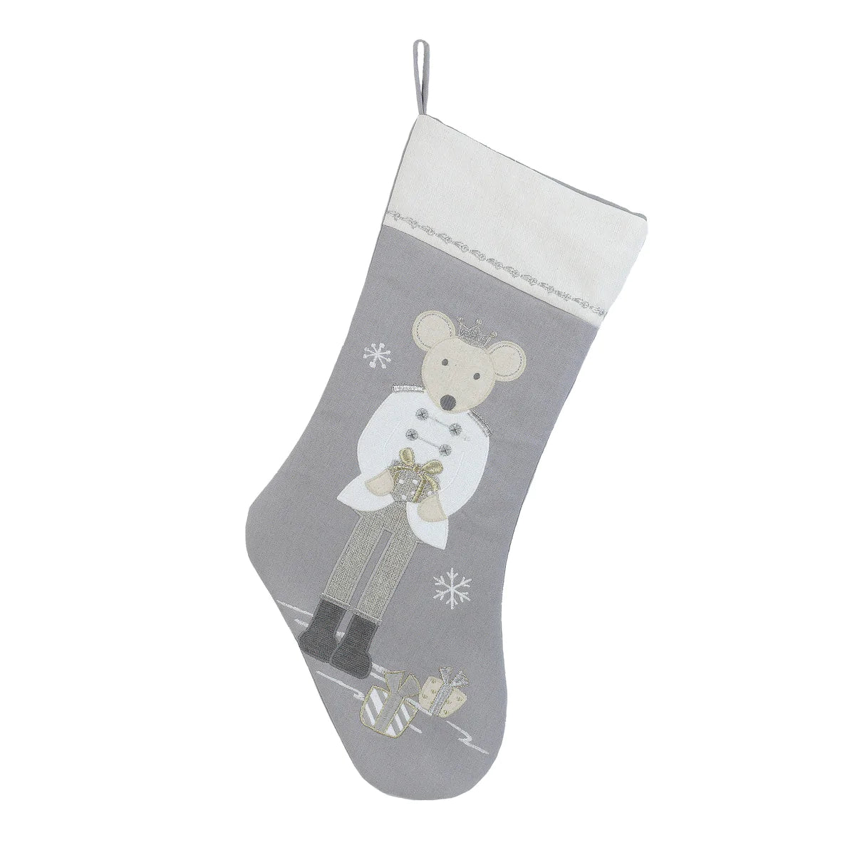 King Mouse Stocking, White