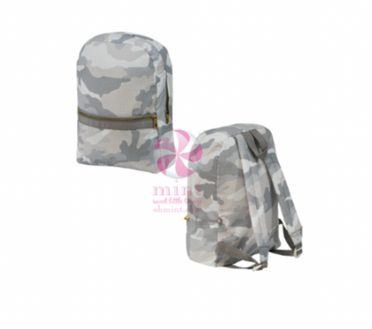 Small Seersucker Backpack