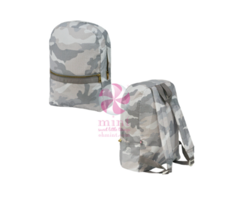 Medium Seersucker Backpack