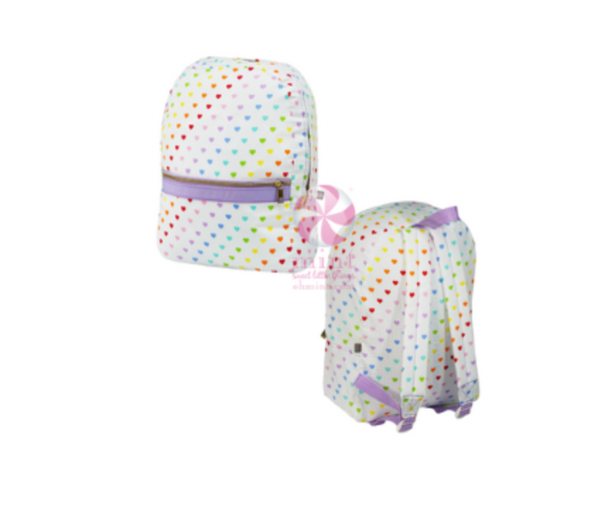 Medium Seersucker Backpack