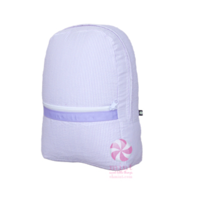 Medium Seersucker Backpack