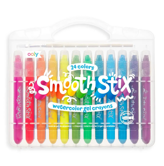 Smooth Stix Watercolor Gel Crayons - 25PC Set