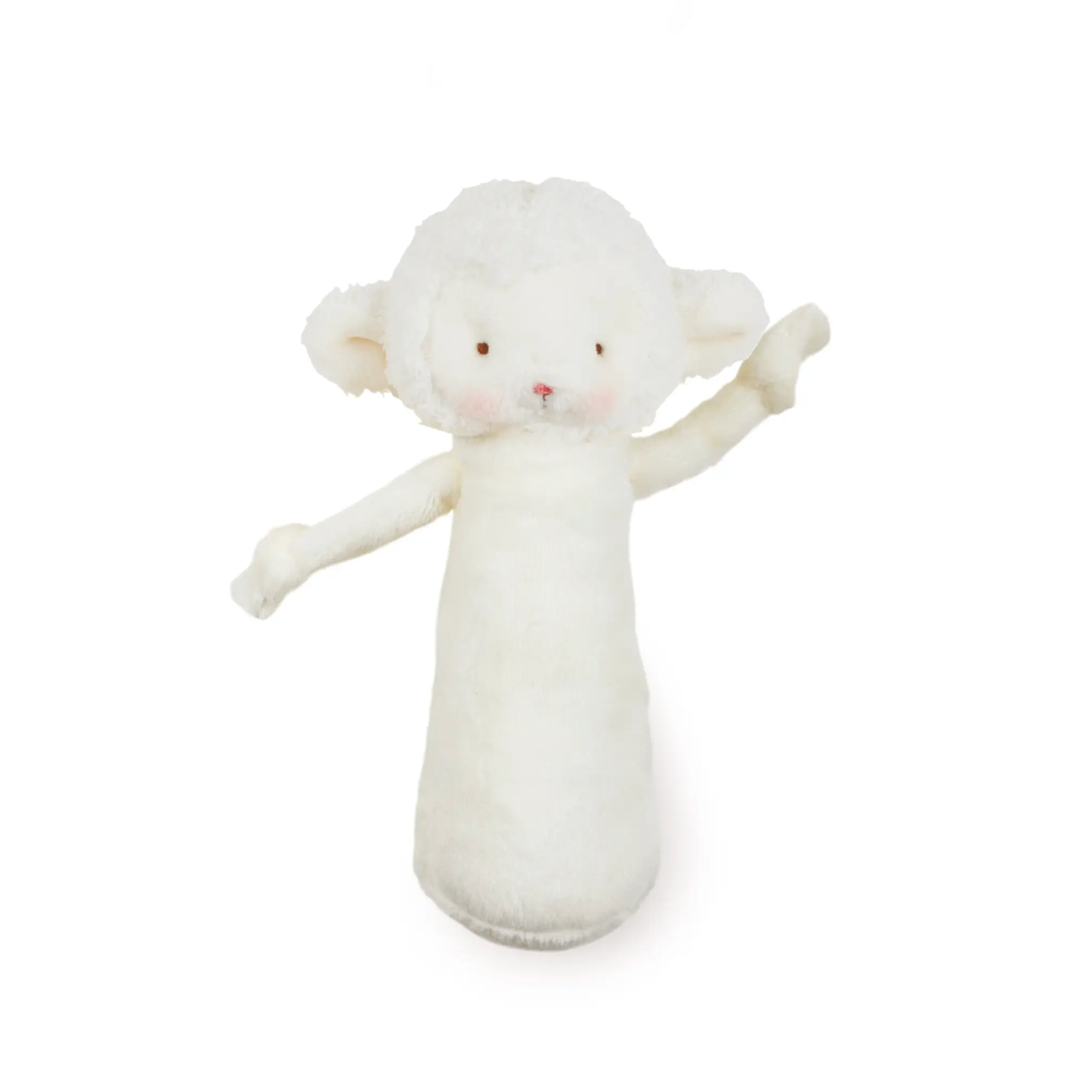 White Lamb Friendly Chime Rattle