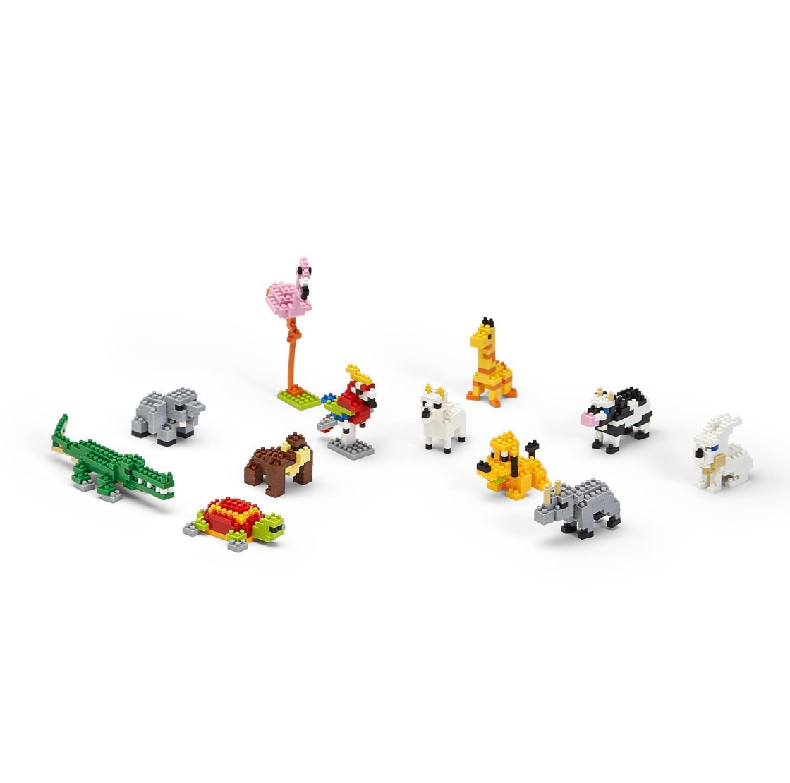 Animal Puzzle Mystery Mini Building Blocks