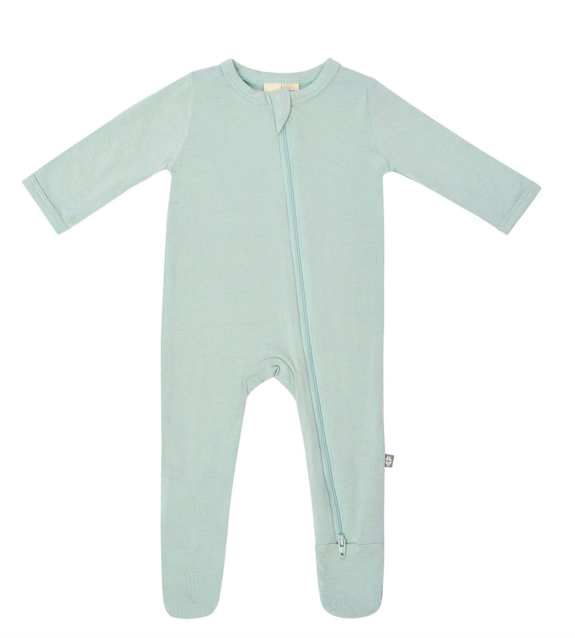 Kyte Baby Zippered Bamboo Footie | Sage