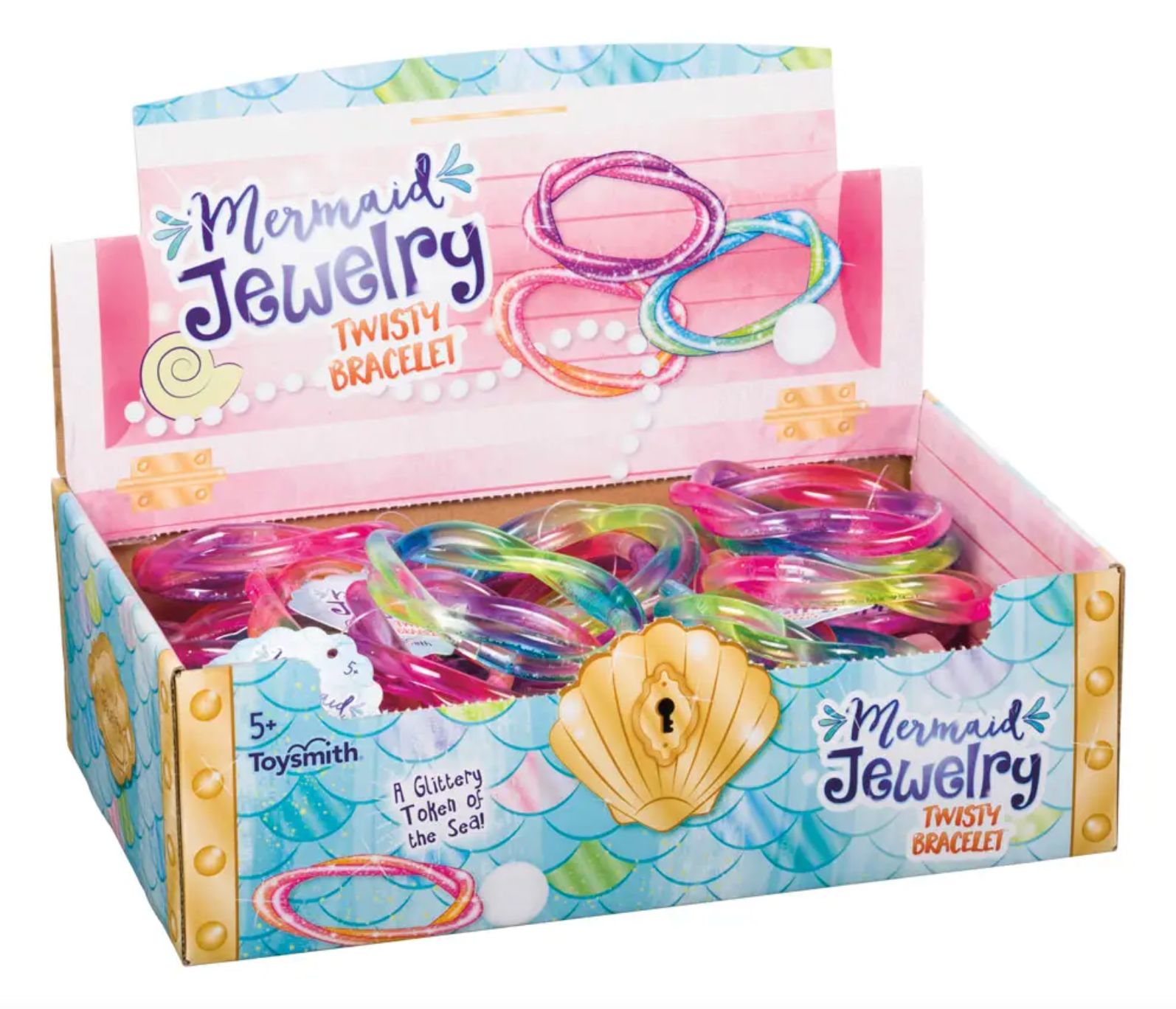 Mermaid Twisty Bracelets, 2 pc Set