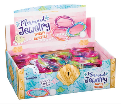 Mermaid Twisty Bracelets, 2 pc Set