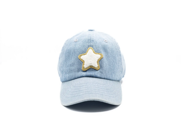 Terry Star Hat, Denim