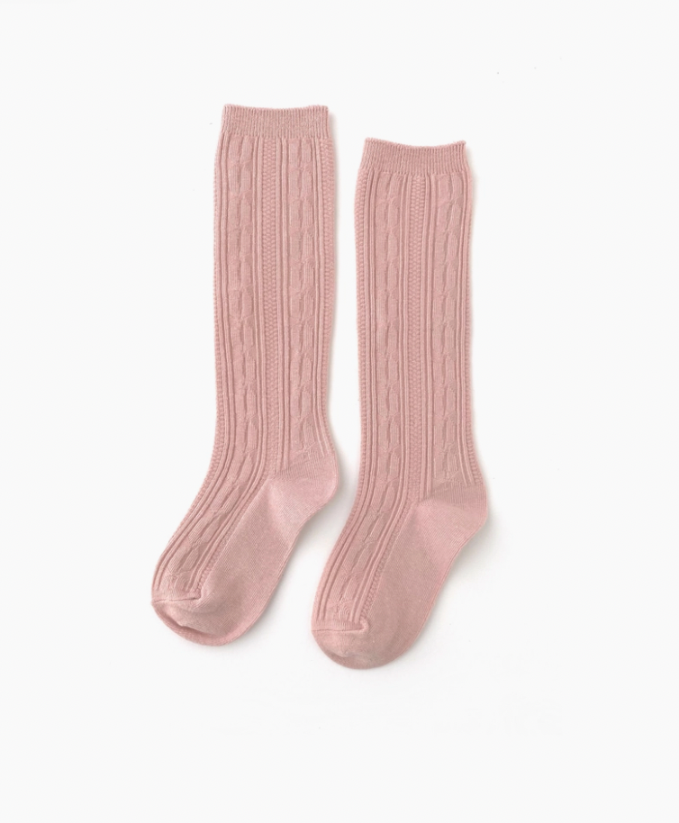 Blush Knee High Socks