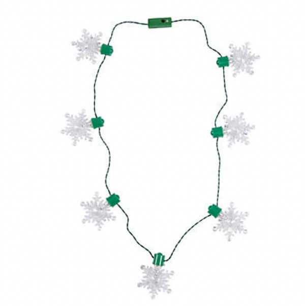 Snowflake Light Up Necklace