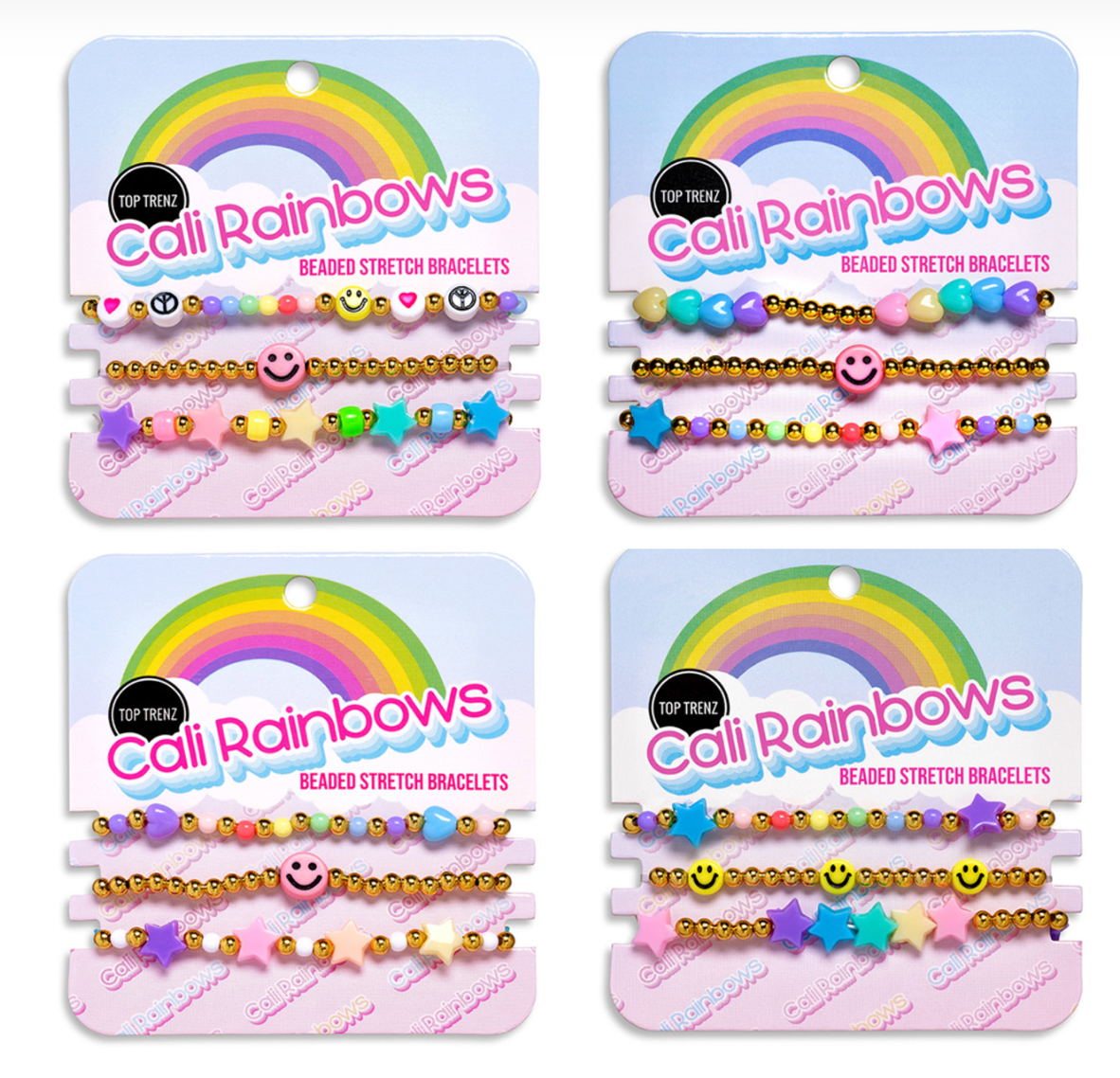 Cali Rainbows Bracelet Set - Assorted