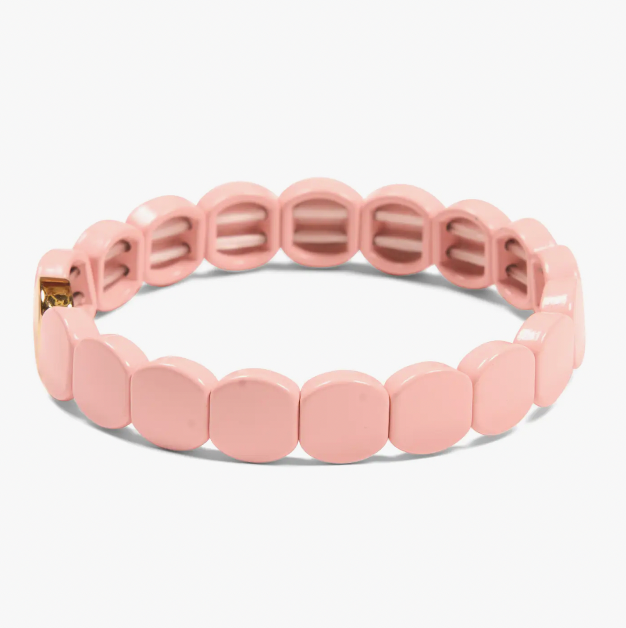 Light Pink Octagon Bracelet
