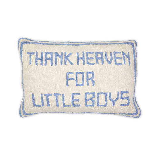 Thank Heaven For Little Boys Throw Pillow