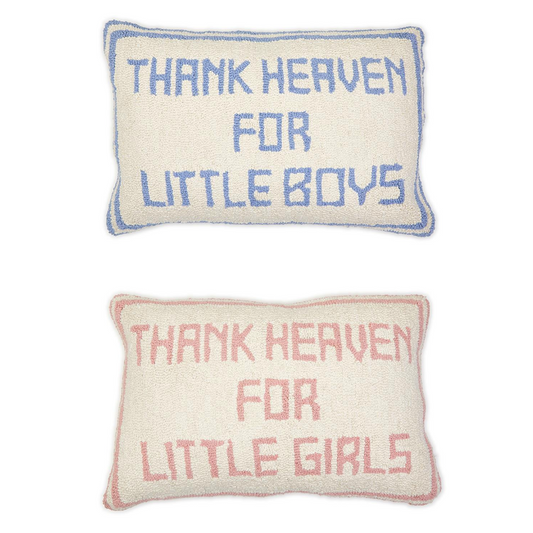 Thank Heaven For Little Girls Throw Pillow