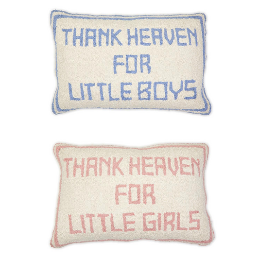 Thank Heaven For Little Boys Throw Pillow