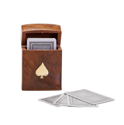Wood Crafted Playing Card Set